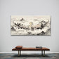 Phoenix Flying Over Mountains Wall Art Canvas Office Home Room Framed 120x60cm
