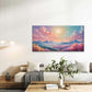 Vibrant Anime Landscape Mountains Wall Art Canvas Office Home Room Framed 120x60cm