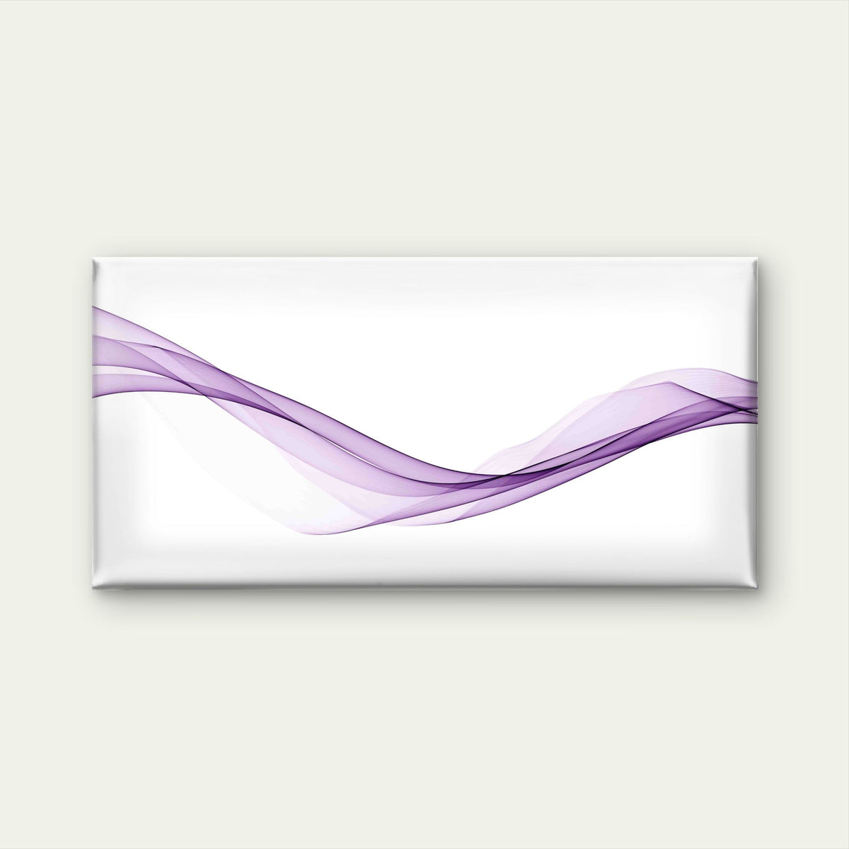 Dynamic Purple Wave Wall Art Canvas Office Home Room Framed 120x60cm