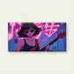 Electric Echoes Wall Art Canvas Office Home Room Framed 120x60cm