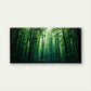Green Bamboo Forest Kyoto Wall Art Canvas Office Home Room Framed 120x60cm