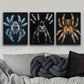 3pcs Tarantula Metal Print Ready to Hang Art