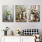 3pcs Rustic Daisy Flower Vintage Style Floral Metal Print Ready to Hang Art