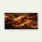 Modern Abstract Golden Wall Art Canvas Office Home Room Framed 120x60cm