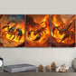 3pcs Red Scorpion Design Metal Print Ready to Hang Art