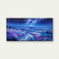 Dreamy Starry Night Landscape Wall Art Canvas Office Home Room Framed 120x60cm