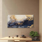 Swirls of Gilded Marble Wall Art Canvas Office Home Room Framed 120x60cm