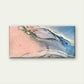 Abstract Blue And Pink Fluid Wall Art Canvas Office Home Room Framed 120x60cm