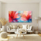 Vibrant Abstract Floral Petals Wall Art Canvas Office Home Room Framed 120x60cm