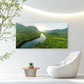 Alvord River Through Rainforest Wall Art Canvas Office Home Room Framed 120x60cm