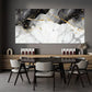 Black White Golden Accents Modern Abstract Wall Art wall canvas office home room framed 120x60cm