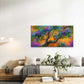 Vibrant, & Floral Botanical Wall Art Canvas Office Home Room Framed 120x60cm