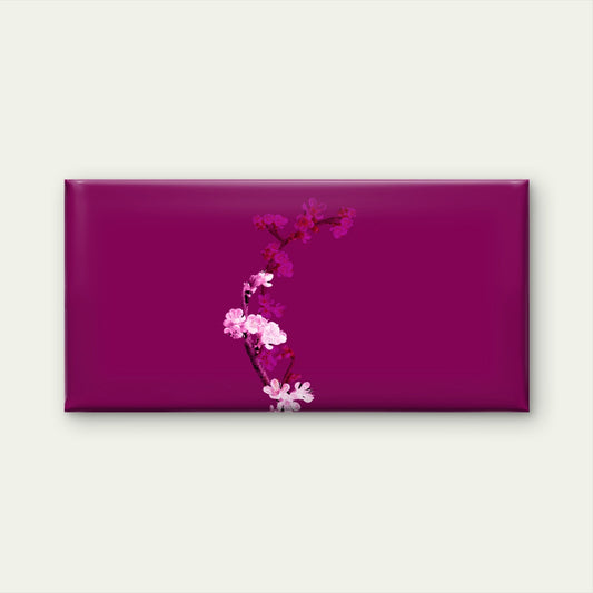 Delicate Pink Floral Art Wall Art Canvas Office Home Room Framed 80x45cm