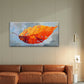 Autumn Leaves, Vibrant Colors Wall Art Canvas Office Home Room Framed 120x60cm