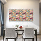 Vintage Wildflower Landscape Wall Art Canvas Office Home Room Framed 120x60cm