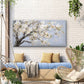 Elegant White Blossom Tree Wall Art Canvas Office Home Room Framed 120x60cm