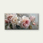 Pink Roses in Bloom Floral Wall Art Canvas Office Home Room Framed 120x60cm