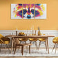 3pcs Cute Raccoon face Canvas Painting Metal Print Ready to Hang Art