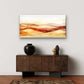 Abstract Earthy Dunes Wall Art Canvas Office Home Room Framed 80x45cm