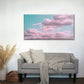 Inflatable Boat on Shoreline Wall Art Canvas Office Home Room Framed 120x60cm