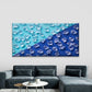 Abstract Crystal Texture Wall Art Canvas Office Home Room Framed 120x60cm