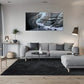 3pcs Winter Scene with Waterfall & Reflections Metal Print Ready to Hang Art