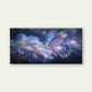 Dreamy Galaxy Butterfly & FlowerWall Art Canvas Office Home Room Framed 120x60cm