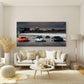 High performance sports cars Wall Art Canvas Office Home Room Framed 80x45cm