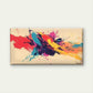 Abstract Color Splash Art Wall Art Canvas Office Home Room Framed 80x45cm