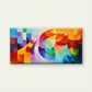 Abstract And Colorful Geometric Wall Art Canvas Office Home Room Framed 120x60cm