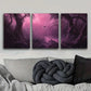 3pcs Enchanting Spider Web Forest Metal Print Ready to Hang Art