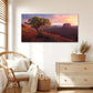 Dawn Sunset Vibrant Sky & Rock Formations Wall Art canvas office home room framed 120x60cm
