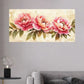 Contemporary Pink Floral Design Wall Art wall canvas office home room framed 120x60cm