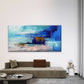 Abstract Landscape Painting Wall Art Canvas Office Home Room Framed 120x60cm