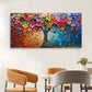 Abstract Tree wall canvas office home room framed 120x60cm