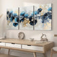 3pcs Modern Minimalist Abstract Leaf Art Flowers Wall Art Set Canvas Framed 40x60cm - High Quality Print 100% Australian Made Wall Canvas Ready to Hang