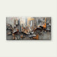 Abstract Cityscape Wall Art Canvas Office Home Room Framed 120x60cm