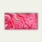 Abstract Swirls ,Pink and Gold Wall Art Canvas Office Home Room Framed 120x60cm