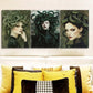 3pcs Quiet Medusa Metal Print Ready to Hang Art