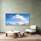 Fantasy Sky with Floating Tree Wall Art Canvas Office Home Room Framed 80x45cm