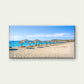 Sunny European Resort Beach Wall Art Canvas Office Home Room Framed 120x60cm
