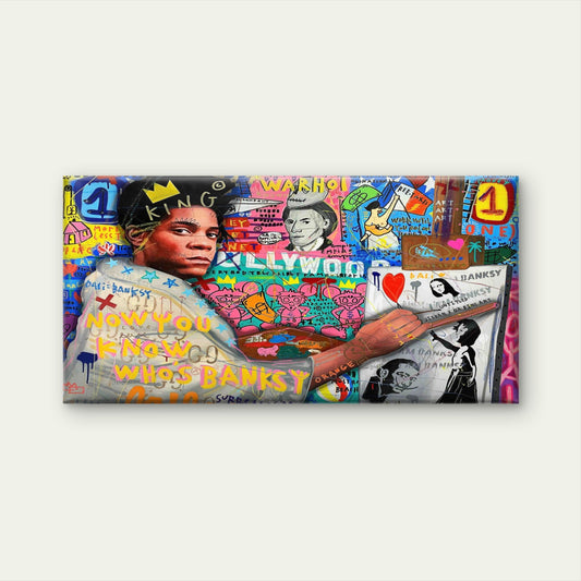 Maximalist Street Culture Wall Art Canvas Office Home Room Framed 120x60cm