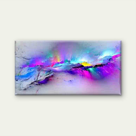 Abstract Nature Flowing Lines Wall Art Canvas Office Home Room Framed 80x45cm