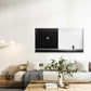 Person In A Dark Room Wall Art Canvas Office Home Room Framed 80x45cm