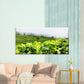 Green Tea Plantation View Wall Art Canvas Office Home Room Framed 120x60cm
