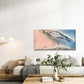 Abstract Blue And Pink Fluid Wall Art Canvas Office Home Room Framed 120x60cm