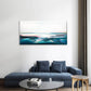 Minimalist Abstract Ocean Seascape Wall Art Canvas Office Home Framed 120x60cm