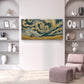 Van Gogh Style Swirling Sky Pagoda Wall Art Canvas Office Home Framed 120x60cm