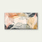 Abstract Watercolor Soft Peach Smoke Wall Art Canvas Office Home Framed 120x60cm