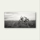 Black and White Vintage Bike Wall Art Canvas Office Home Framed 120x60cm